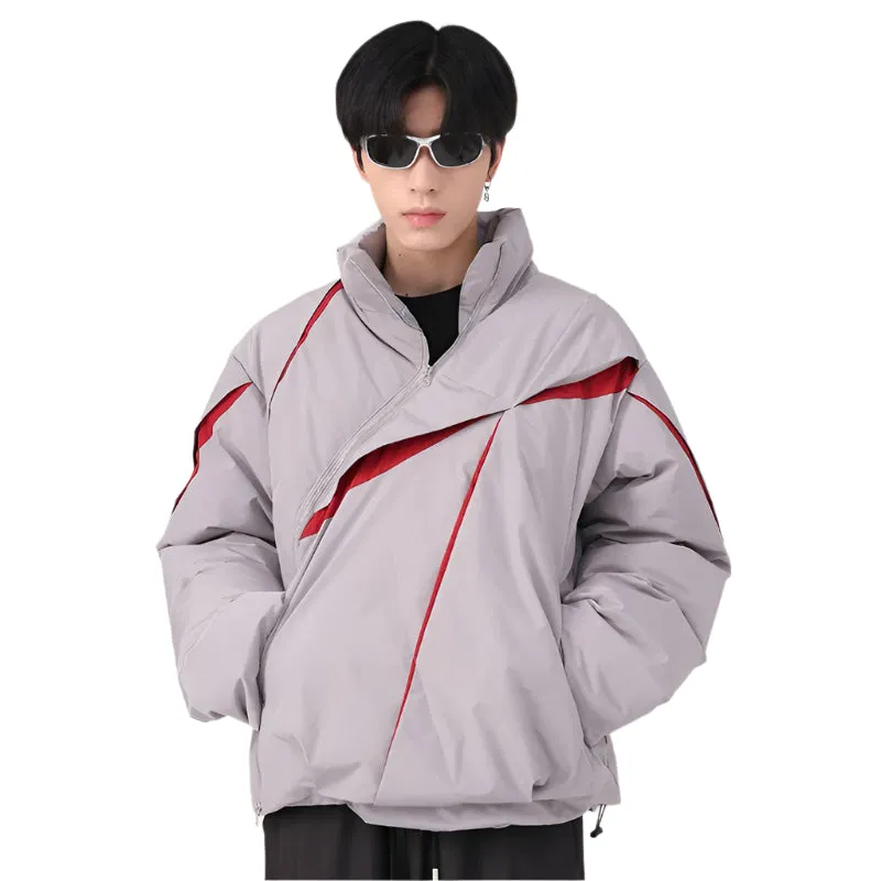Winter Loose Pleated Color Jacket