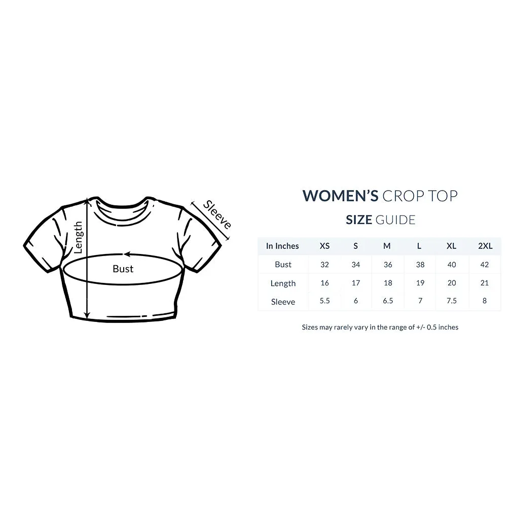 Women College Meme Crop Top