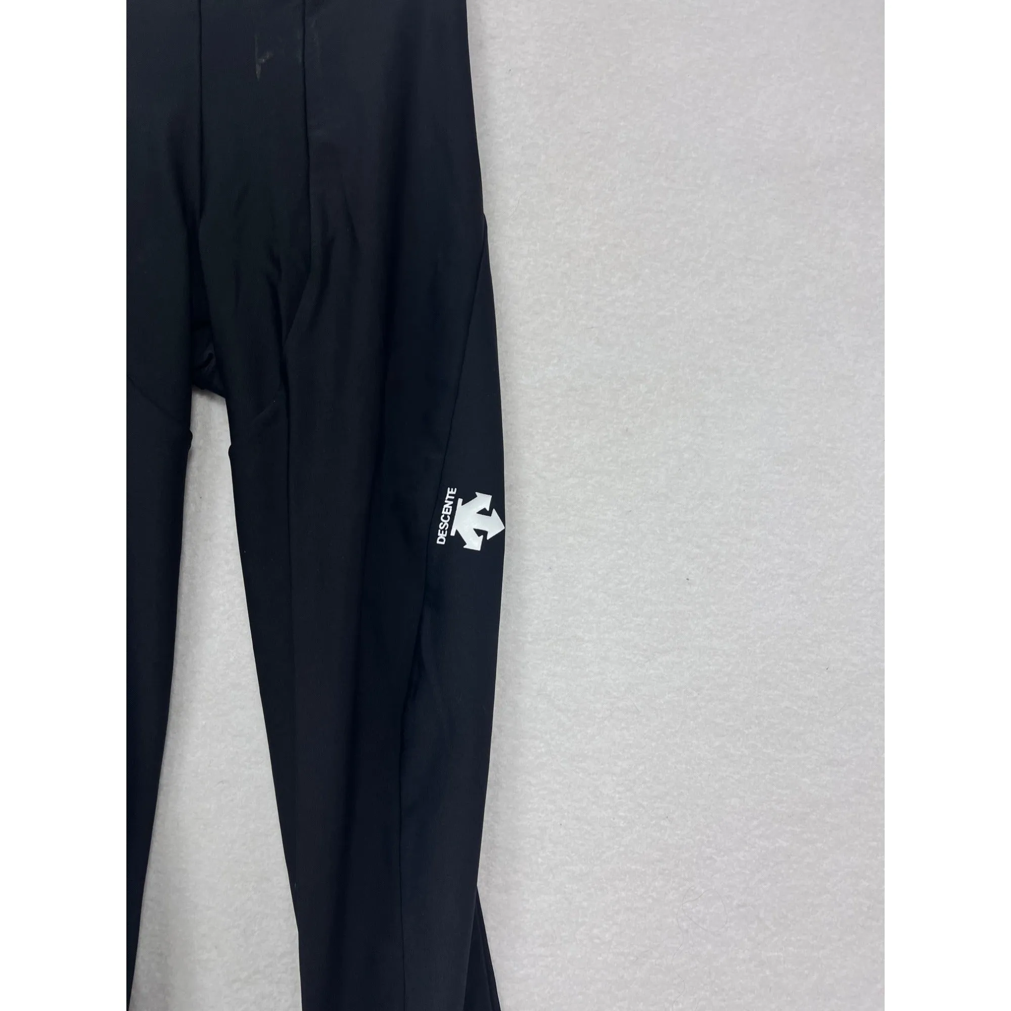 Womens Descente Black Athletic Leggings Large #8129