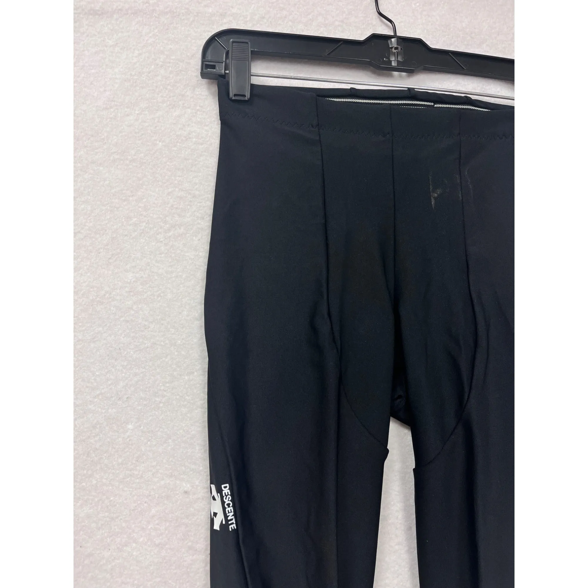 Womens Descente Black Athletic Leggings Large #8129