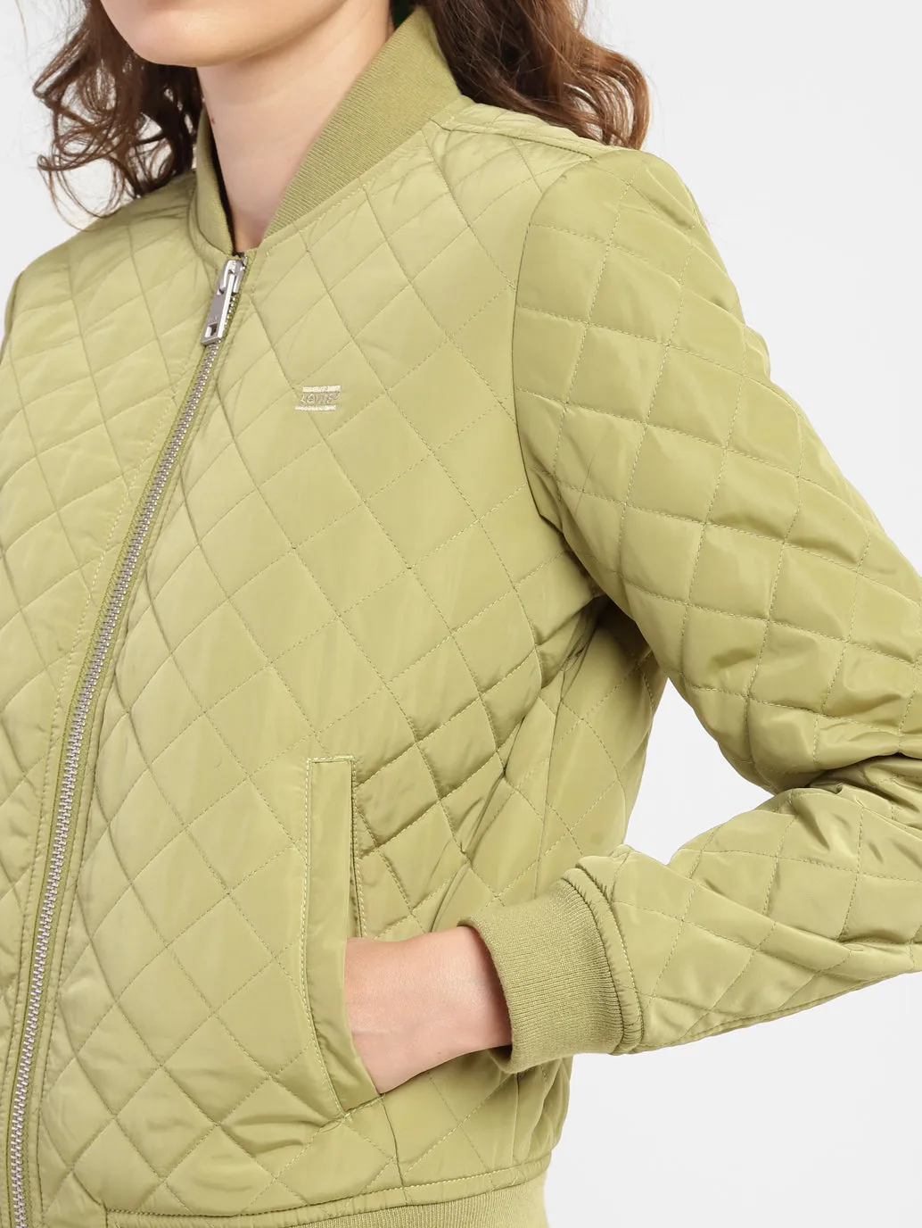 Women's Quilted Collar Neck Jackets
