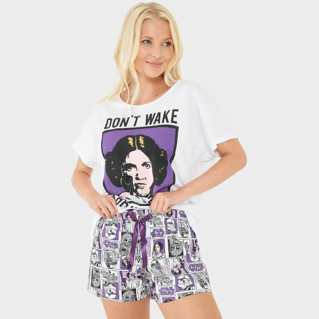Womens Star Wars Short Pyjamas - Princess Leia