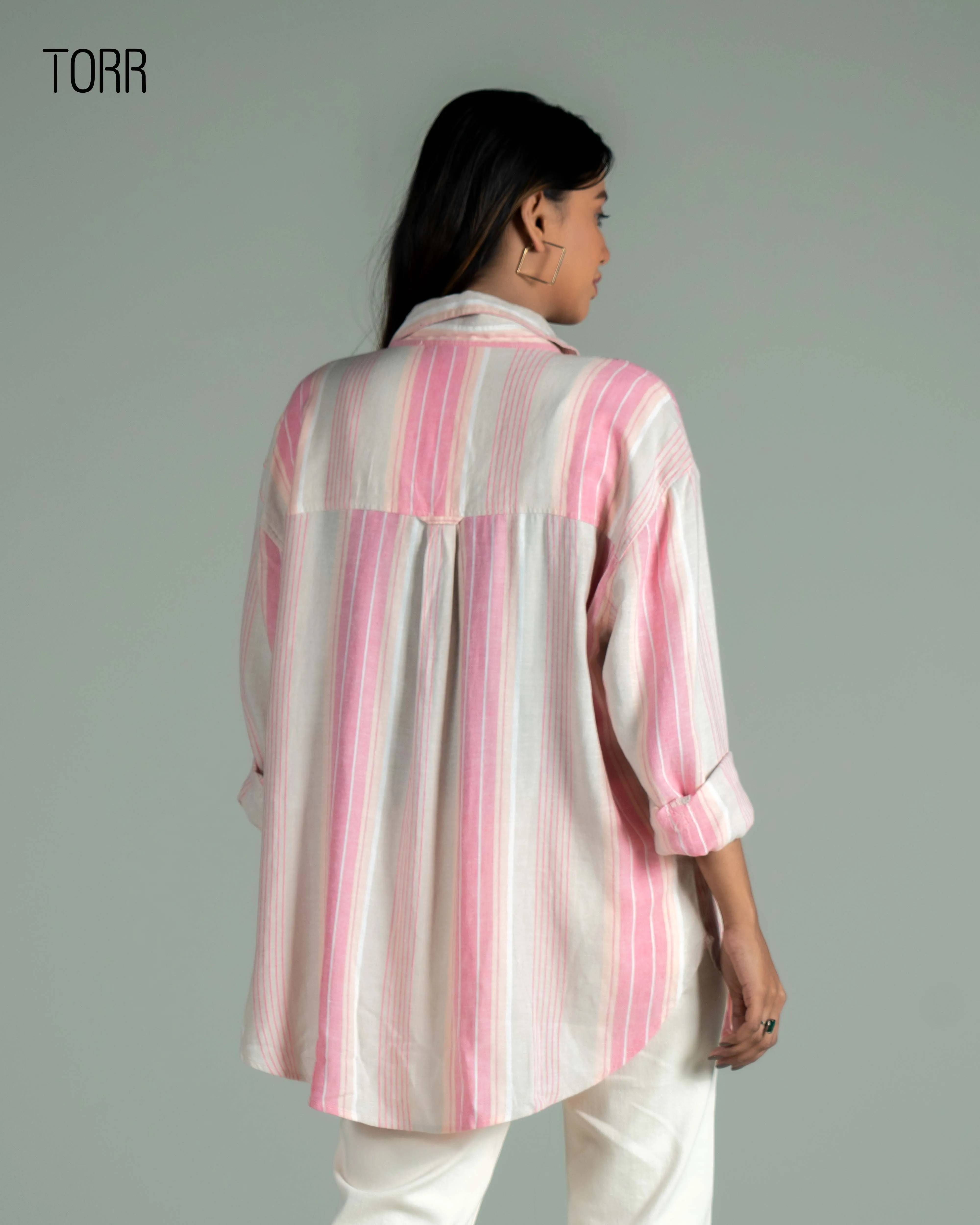 Women's Top | Pink Stripe