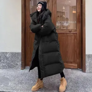 Women's Warm Winter Stylish Puffer Down Jacket | Hood