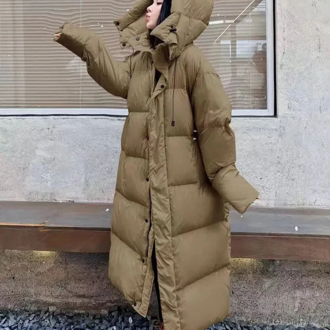 Women's Warm Winter Stylish Puffer Down Jacket | Hood