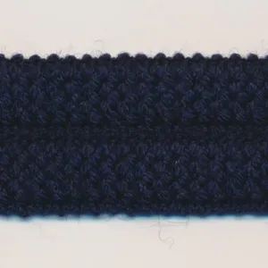 Wool Knit Binder Tape #26 Navy
