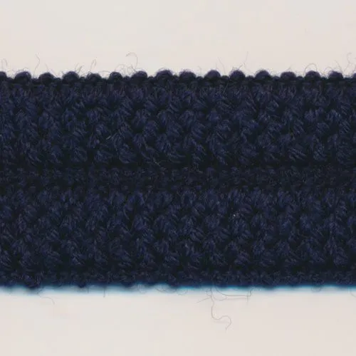 Wool Knit Binder Tape #26 Navy