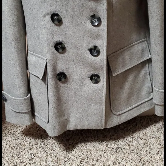 Wool Speckled Pea Coat