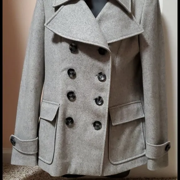 Wool Speckled Pea Coat