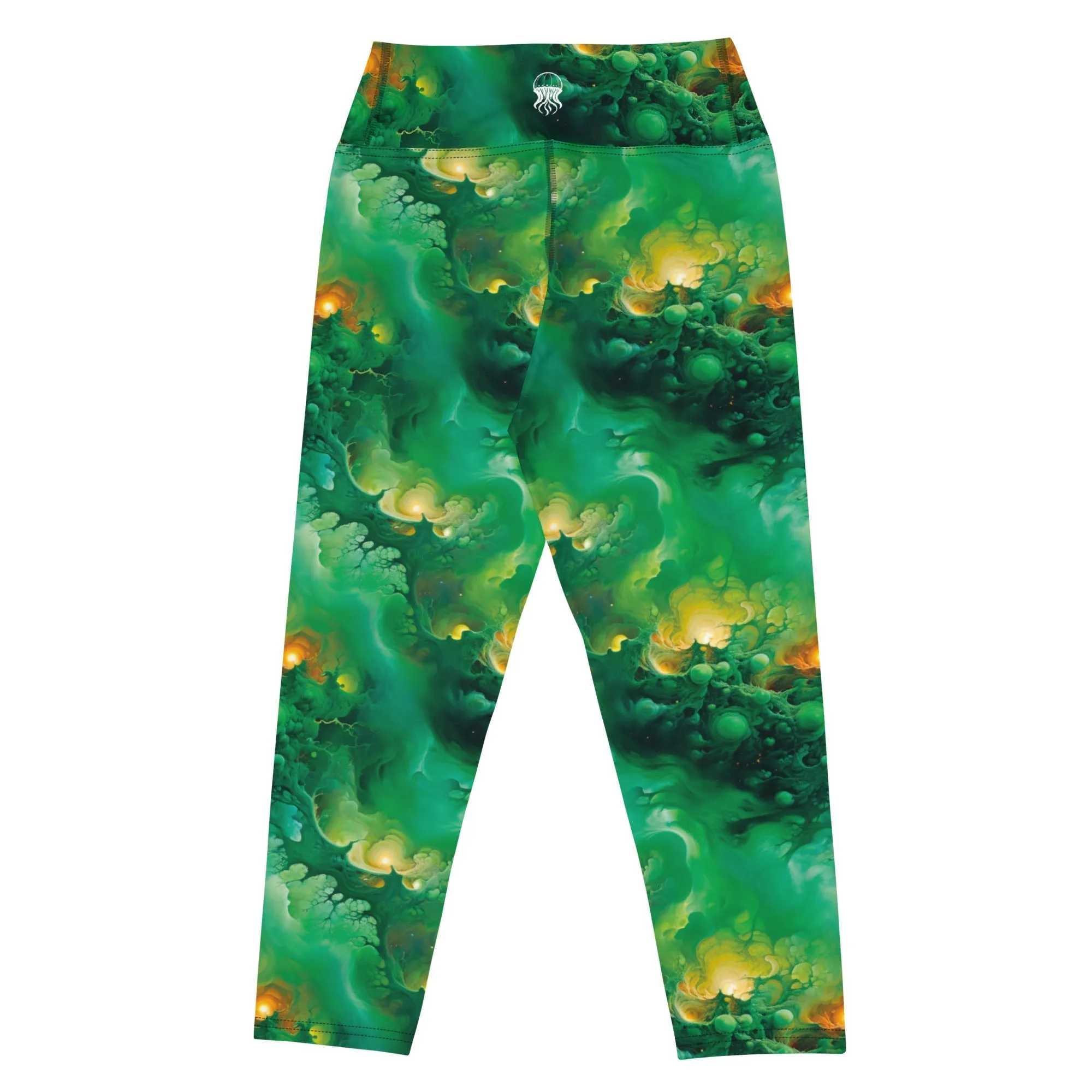 Yoga Capri Leggings Viridian Shroud