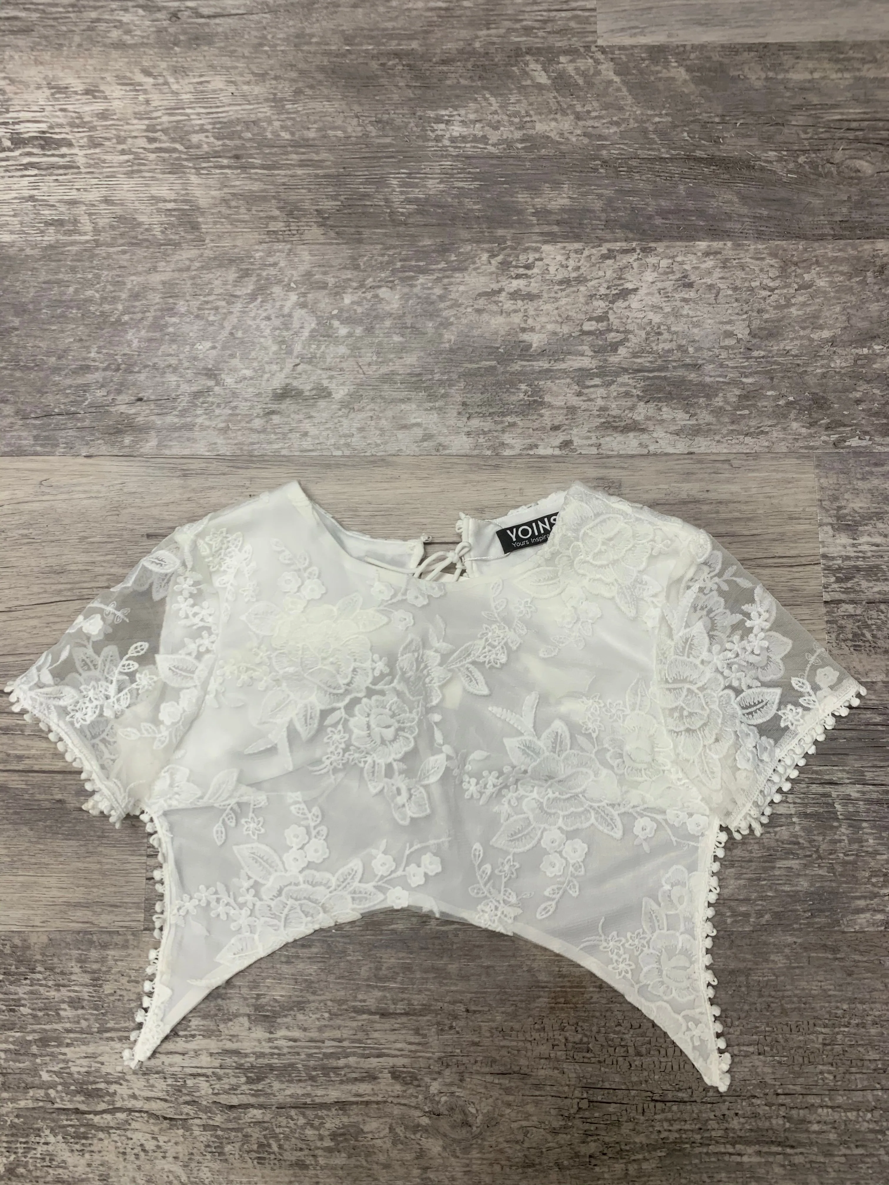 Yoins short sleeve crop