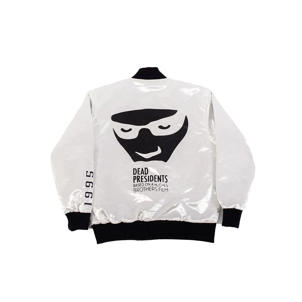 YOUTH DEAD PRESIDENTS SATIN JACKET WHITE