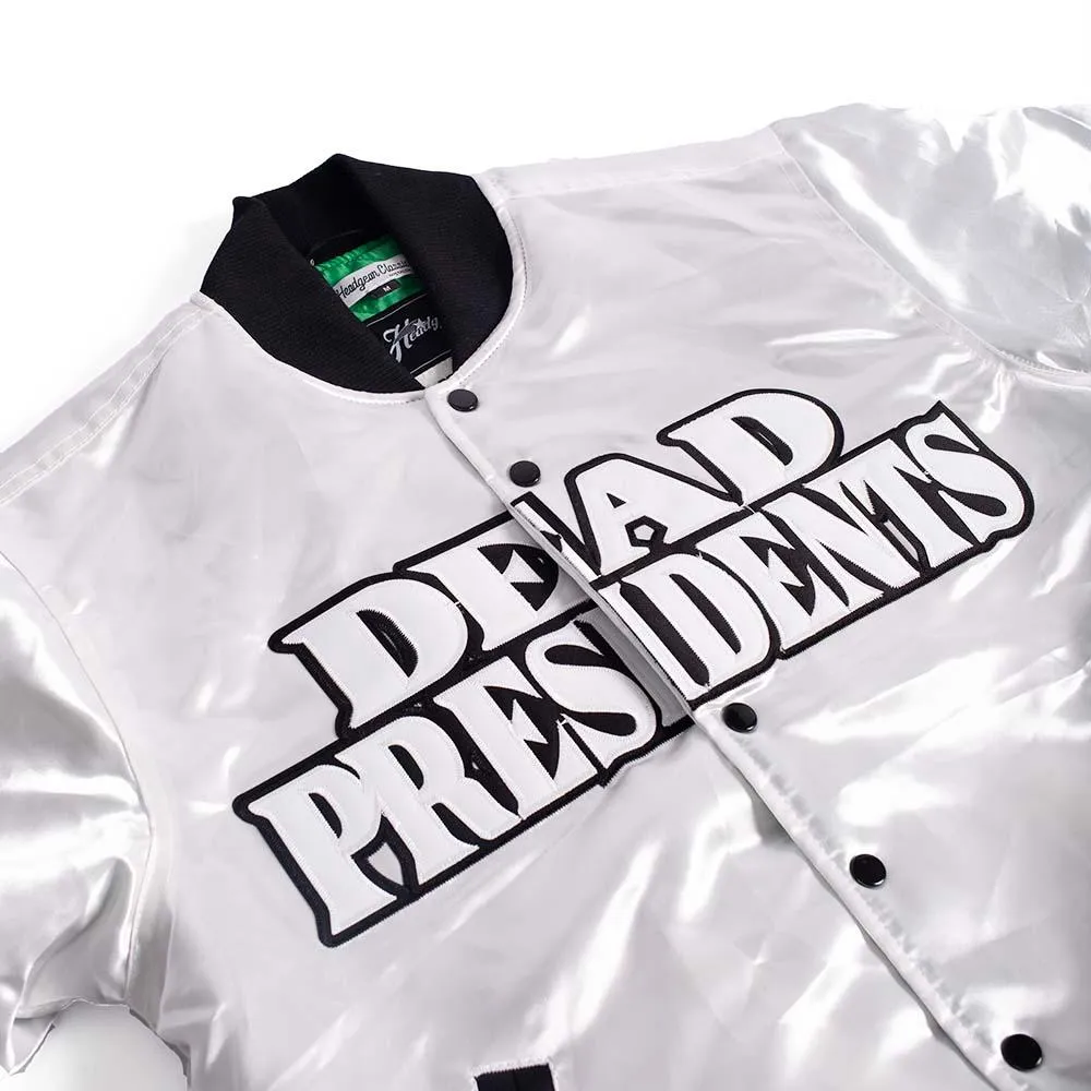YOUTH DEAD PRESIDENTS SATIN JACKET WHITE