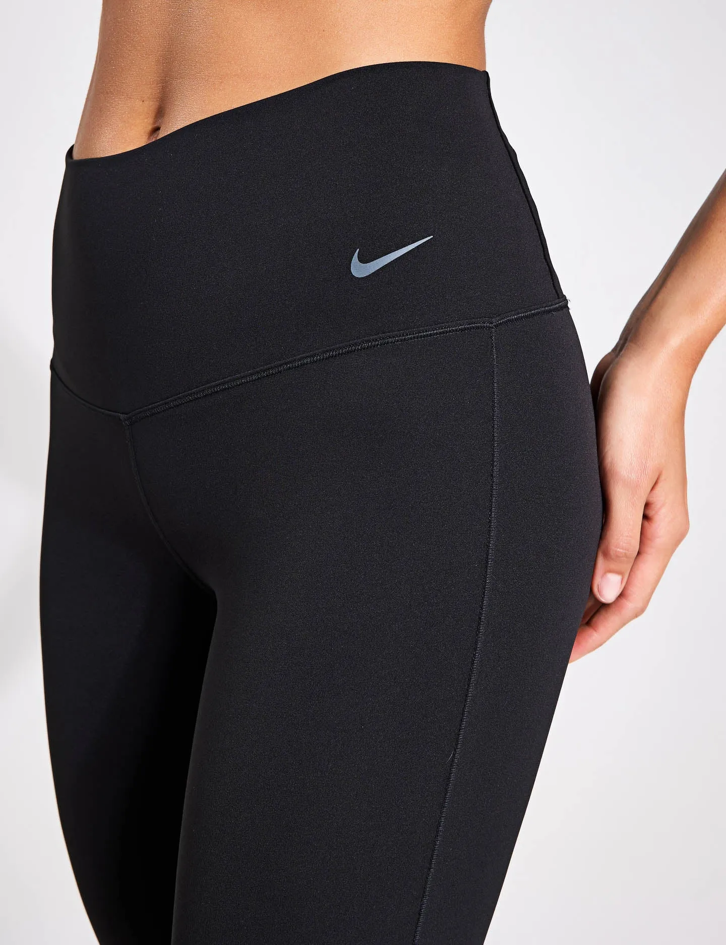 Zenvy High Waisted Flared Leggings - Black